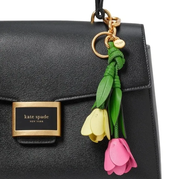 Kate Spade tulip bag charm - Picture 2 of 7